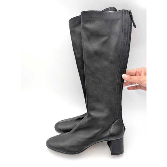 Aquazzura Saint Honore 50mm Leather Knee High Boots Women's Size US9 EU39.5 - Picture 1 of 15